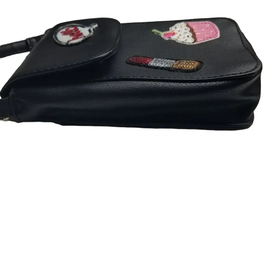 American Eagle Emoji Black Mini Crossbody Bag